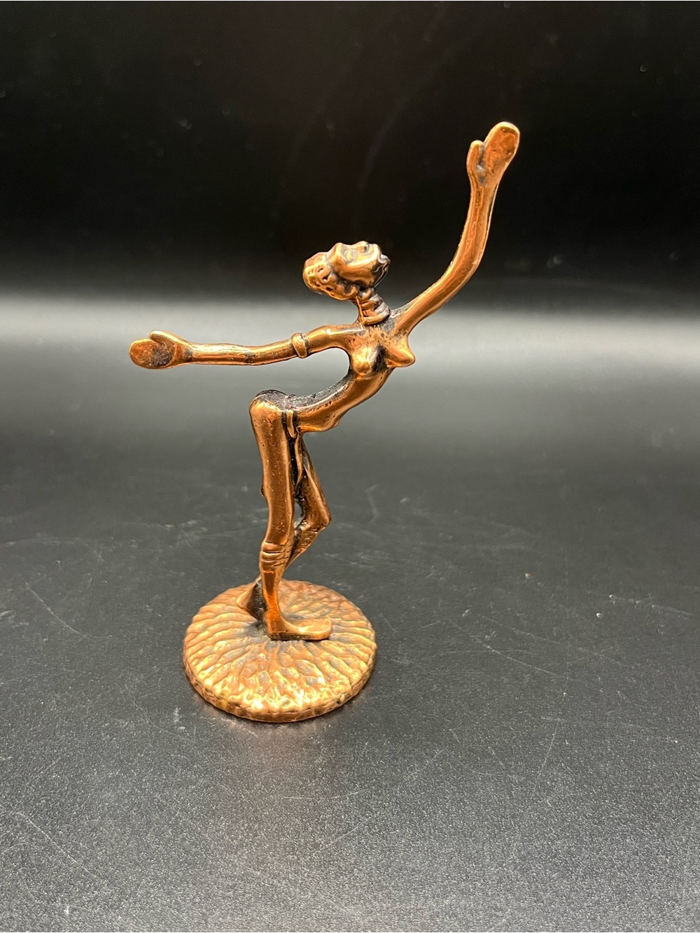 1920’s African Bronze Dancing Figurine Home Art Sculpture